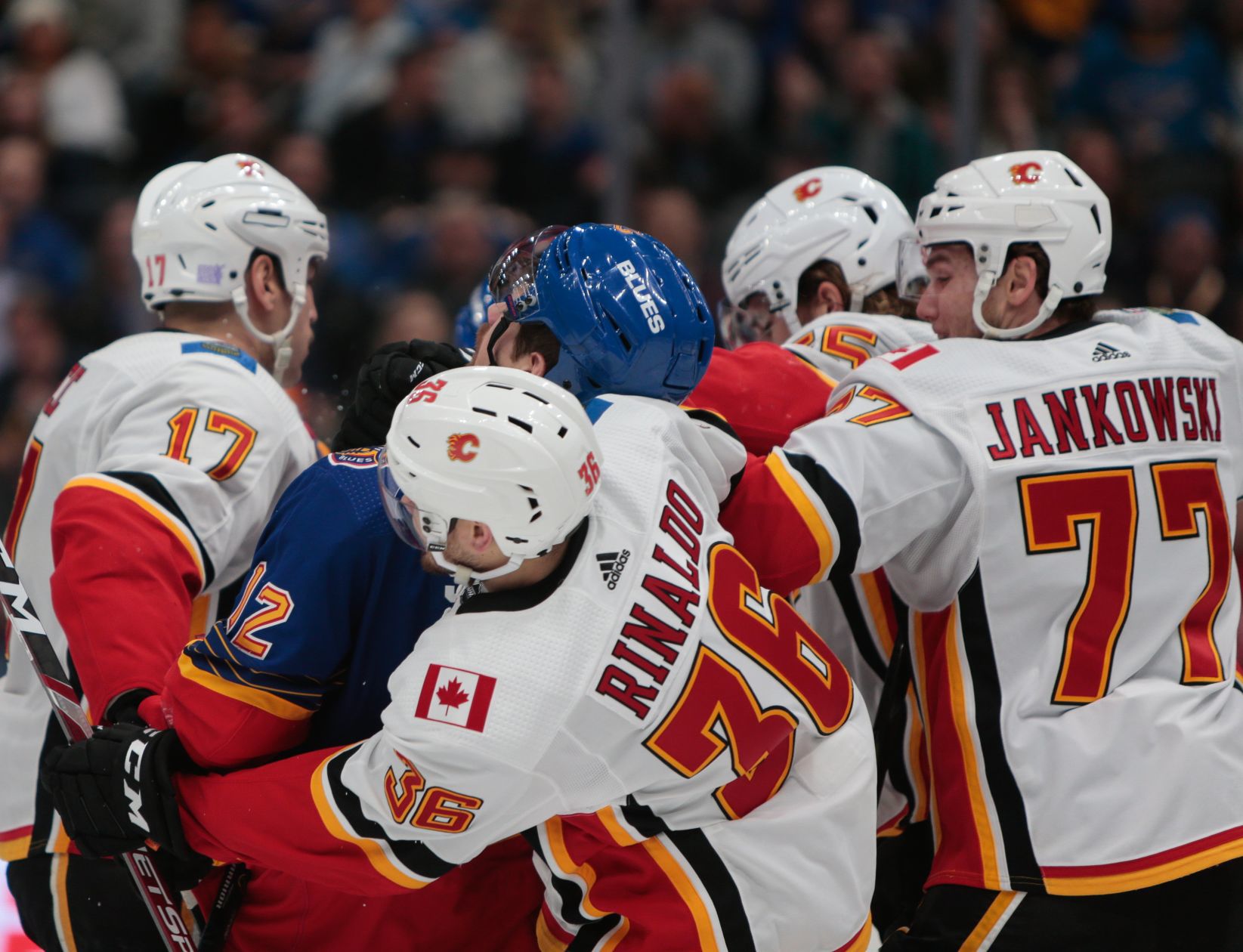 Blues take on Calgary Flames at the Enterprise Center